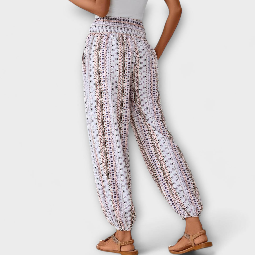 Sophia | Ethnic Graphic Pants