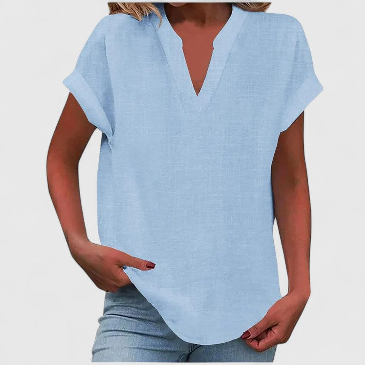 Sophia | Comfortable V-Neck Blouse