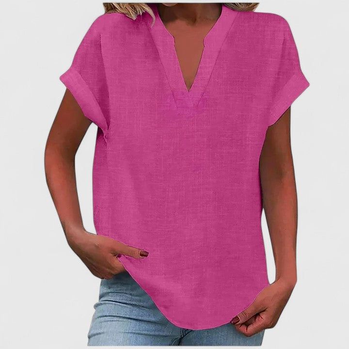 Sophia | Comfortable V-Neck Blouse