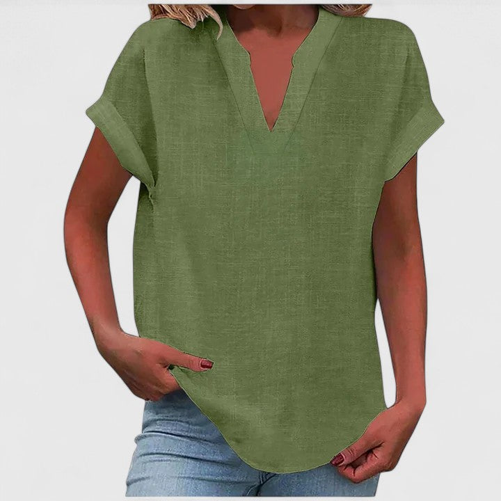 Sophia | Comfortable V-Neck Blouse