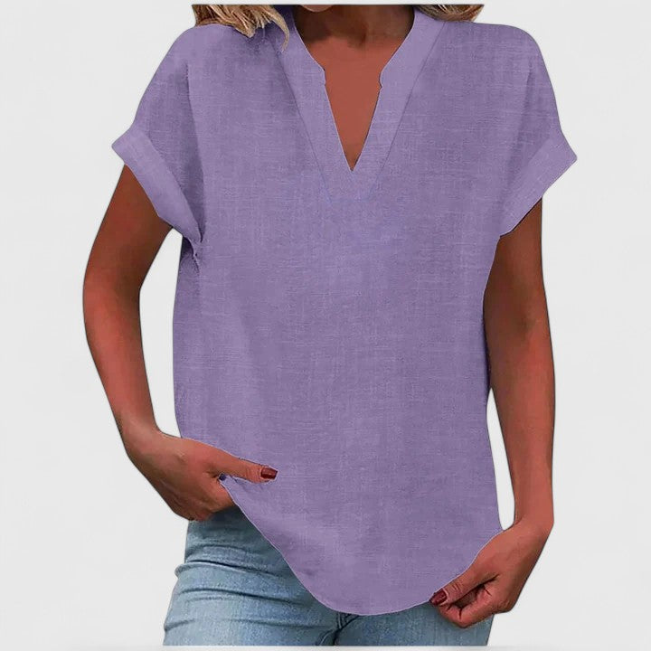 Sophia | Comfortable V-Neck Blouse