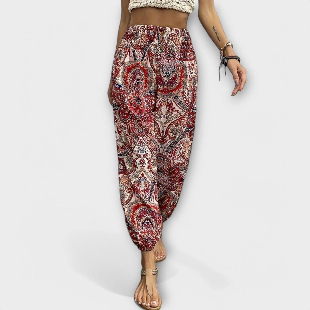 Sophia | Ethnic Graphic Pants