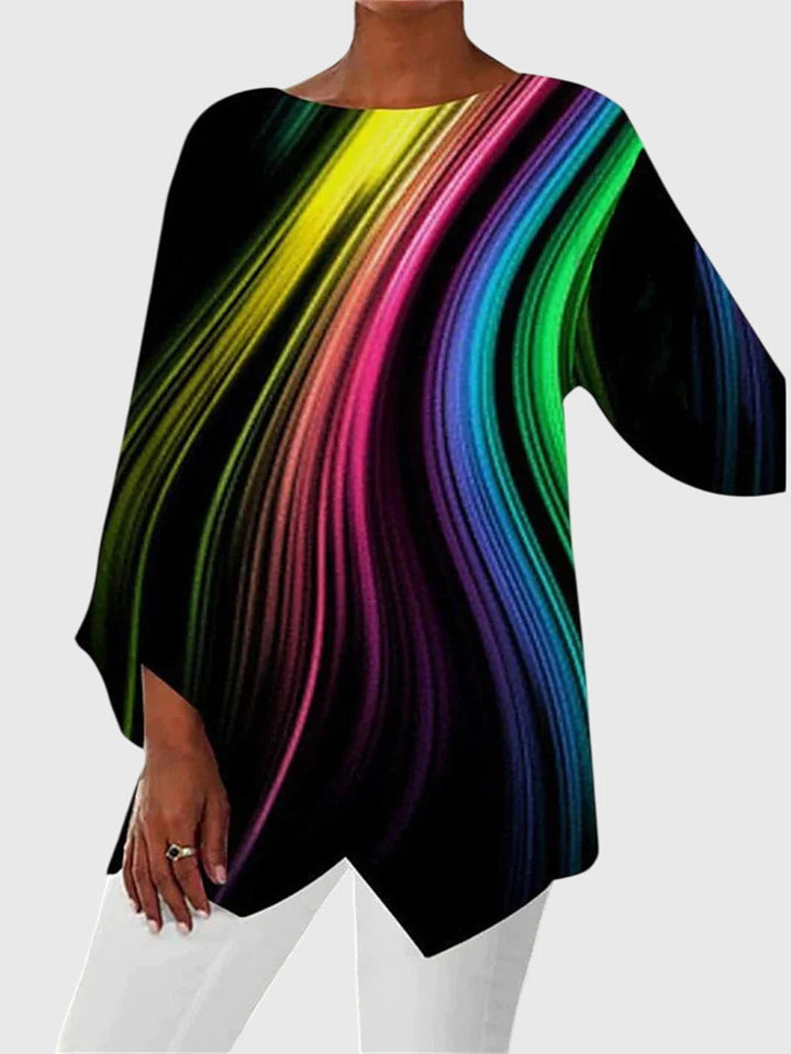 Sophia | Elegant Crew Neck Top